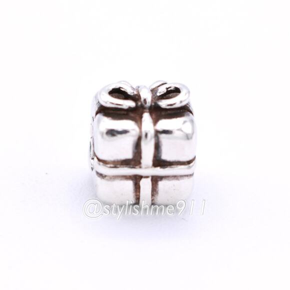 Authentic PANDORA Retired Present Charm - 790300 - Picture 8 of 9